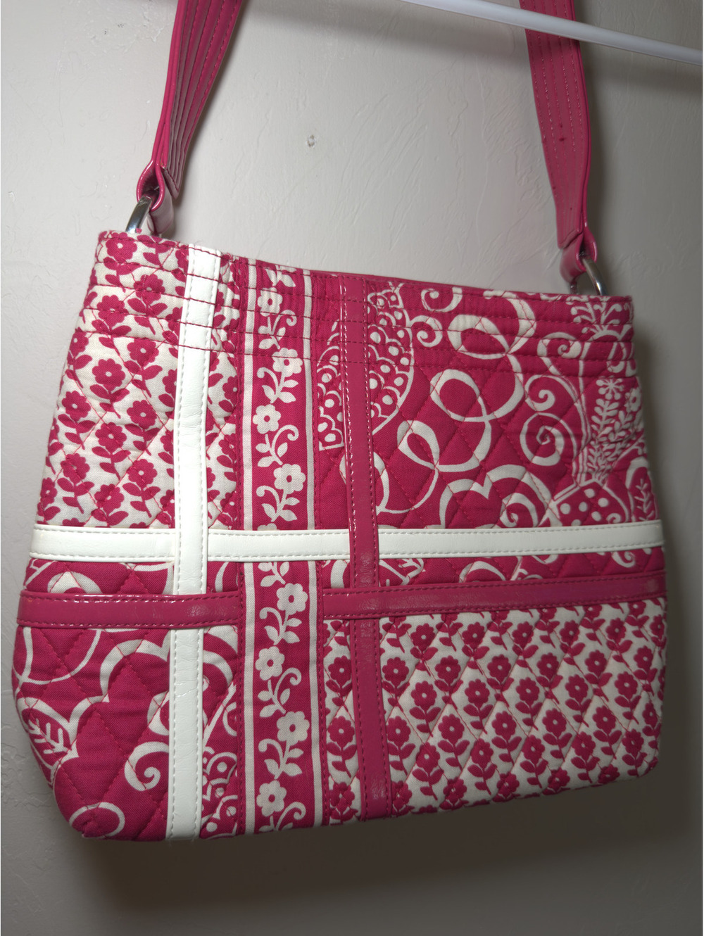 Vintage Vera Bradley Quilted Handbag Purse Shoulder bag